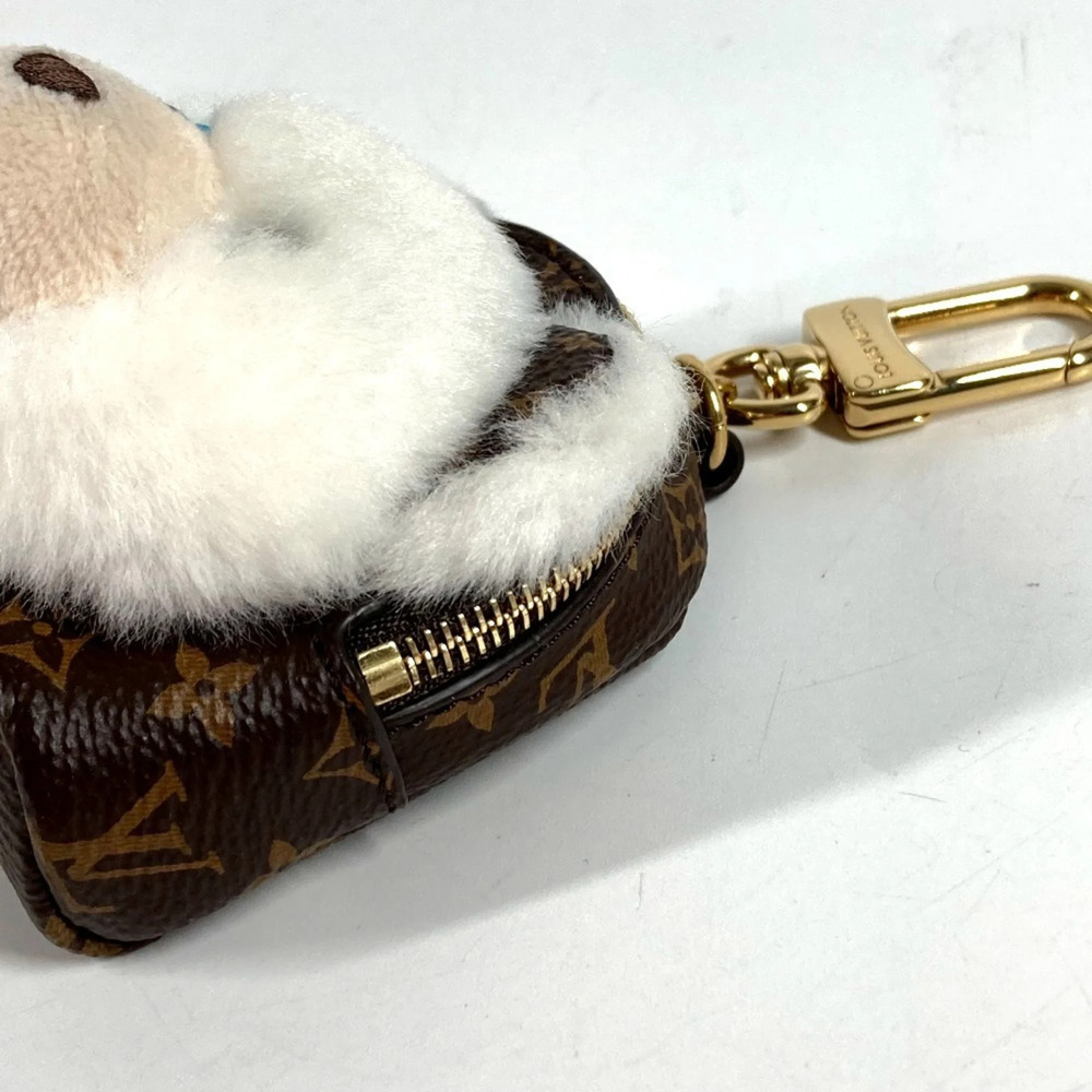 LOUIS VUITTON Authentic Brown Monogram Canvas Pouch - Picture 4 of 11
